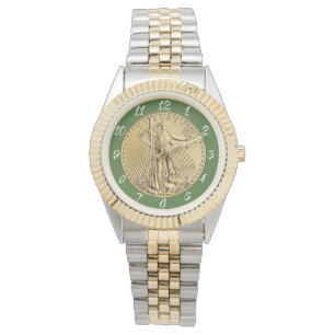 GOUDEN LIBERTY MUNT HORLOGE