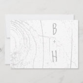 Gouden Lichteffecten Typografie Foto Bewaar de Dat Kaart (Achterkant)