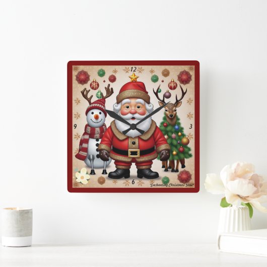 "Gouden Lichten" Vierkante Klok (Huis)