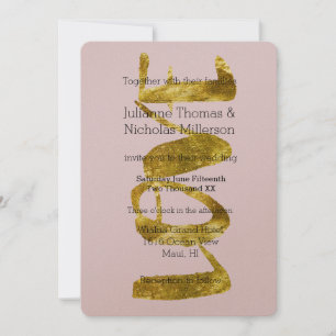 Gouden liefde is geduldig huwelijk kaart