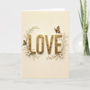 Gouden Liefdes Botanische Kaart