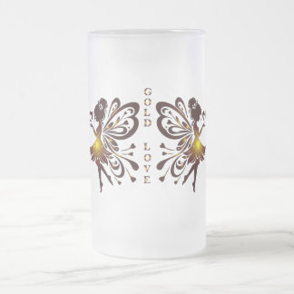 Gouden Liefdesglas Bier Matglas Bierpul