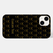 Gouden Lier Case-Mate iPhone Case (Achterkant (horizontaal))