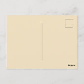 Gouden Lijn Bloemen Sympathie Dank u Briefkaart (Achterkant)