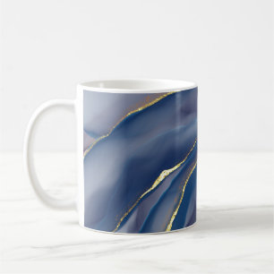 Gouden lijn: Luxe Abstract Inkscape Koffiemok