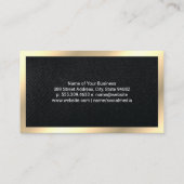 Gouden lijst | Fabrieksnaaimachine Visitekaartje (Achterkant)