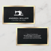 Gouden lijst | Fabrieksnaaimachine Visitekaartje (Voorkant / Achterkant)