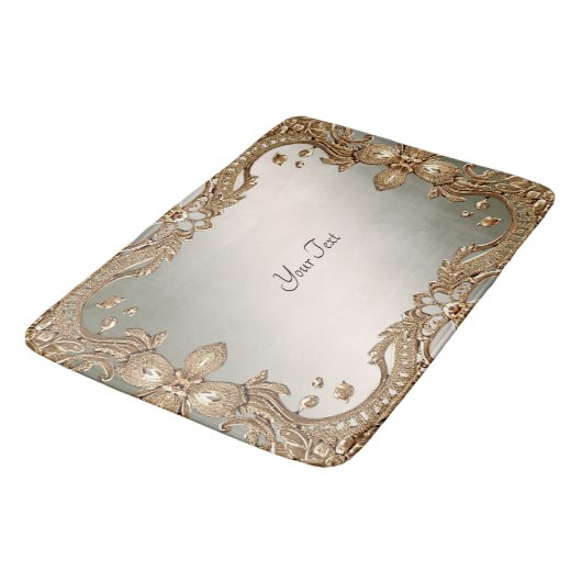 Gouden  Lijsten badmat (Gekanteld)