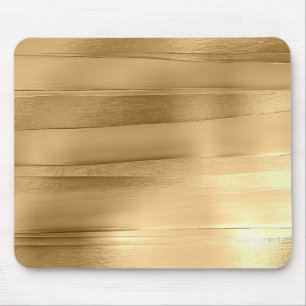 Gouden lint textuur metallic stijlvol muismat