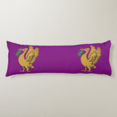 Gouden Liverbird lichaam kussen (Voorkant)
