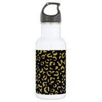 Gouden luipaard, gouden glitter, luipaardpatroon