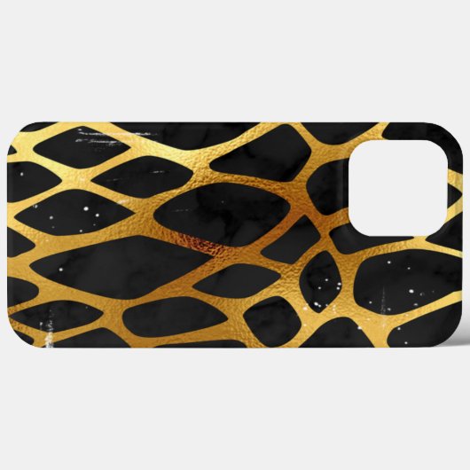 Gouden Luipaardprint Case-Mate iPhone Case (Achterkant (horizontaal))