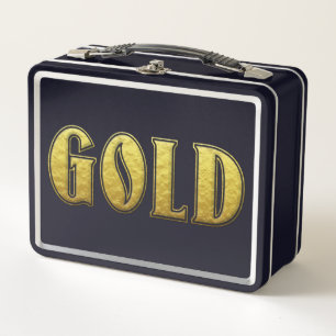 Gouden lunchbox