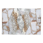 Gouden Luxe Elegante Vloeibare Textuur Kussensloop (Achterkant)