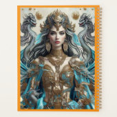 Gouden Luxe getijden Planner (Achterkant)