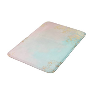Gouden Luxe Moderne Blush Roze Zachte Mint Collect Badmat