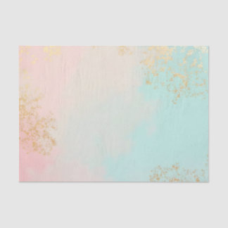 Gouden Luxe Moderne Blush Roze Zachte Mint Collect Tissuepapier