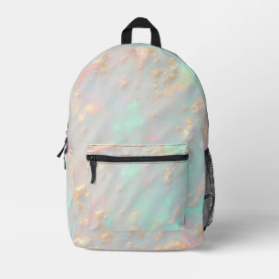 Gouden Luxe Trendy Blush Roze Zachte Mint Collecti Bedrukte Rugzak
