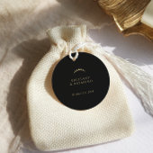 Gouden Maan Bruiloft Bedankjes Labels