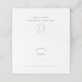 Gouden maan hemelse bruiloft (Buitenkant ongevouwen)