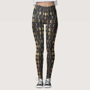 Gouden Maanfasen – Hemelse Alchemie Leggings