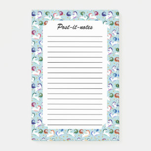 Gouden Magische Ster Regenboog Eenhoorn Post-it® Notes