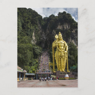 Gouden Majesteit bij de ingang van de Batu-grotten Briefkaart
