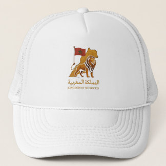 "Gouden Majesteit van Marokko | Leeuw & Arabische  Trucker Pet