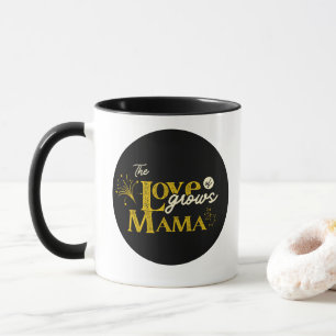 Gouden Mama Beer Liefde Groeit Mok