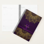 Gouden Mandala Monogram Planner (Display)