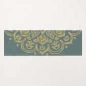 Gouden Mandala - Yoga Mat (Achterkant (horizontaal))