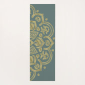 Gouden Mandala - Yoga Mat (Achterkant)