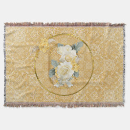 Gouden mandala's van verschillende geometrische ci deken