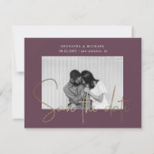 gouden manuscript één foto sparen het datumbriefka (Voorkant)