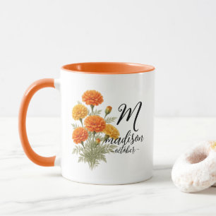 Gouden Marigold Bloemenmok — Madison-editie Mok