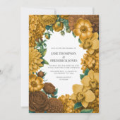 Gouden Marigold, Terra Honing & Umber Specerijen B Kaart (Voorkant)