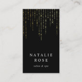 Gouden Marktplaats Verticale QR Code Visitekaartje (Voorkant)