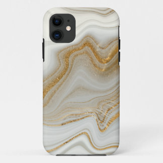 Gouden Marmer iPhone 11 Hoesje