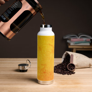 Gouden Marmeren Glow RVS Fles