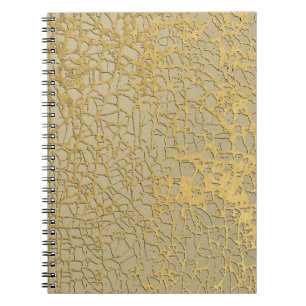 Gouden Marmering: Grunge Textuur Ontwerp Notitieboek