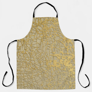 Gouden Marmering: Grunge Textuur Ontwerp Schort