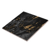Gouden marmerpatroon tegeltje (Zijkant)