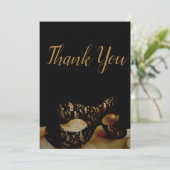 Gouden masker dank je kaart (Staand voorkant)