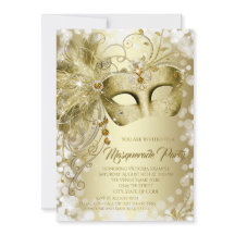 Gouden Masker Maskerade Feest