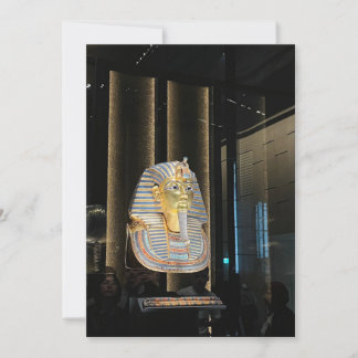 Gouden masker van Toetanchamon | Oude Egyptische f Kaart