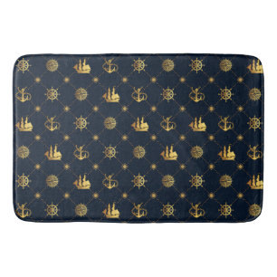 Gouden matroos badmat