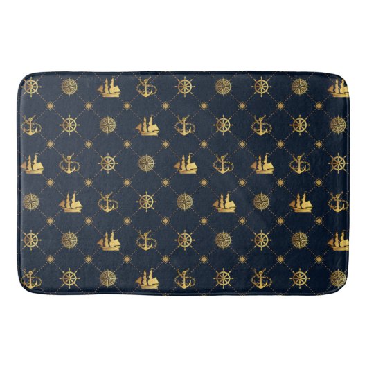 Gouden  matroos badmat (Voorkant)