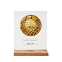 Gouden Medaille Beer Pong Toernooi Kampioenschap