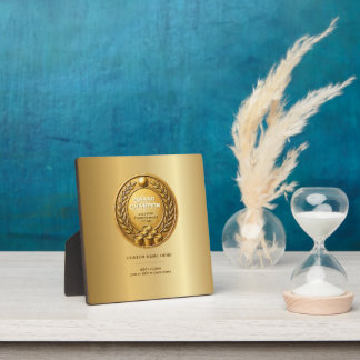 Gouden Medaille Beer Pong Toernooi Kampioenschap Fotoplaat