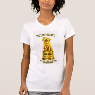 Gouden Medaille Hond Moeder T-shirt – Grappige Moe